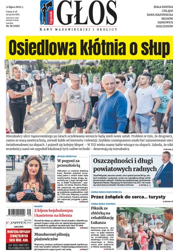 Głos Rawy Mazowieckiej i Okolicy 21.07.2022 r. 21 lipca 2022