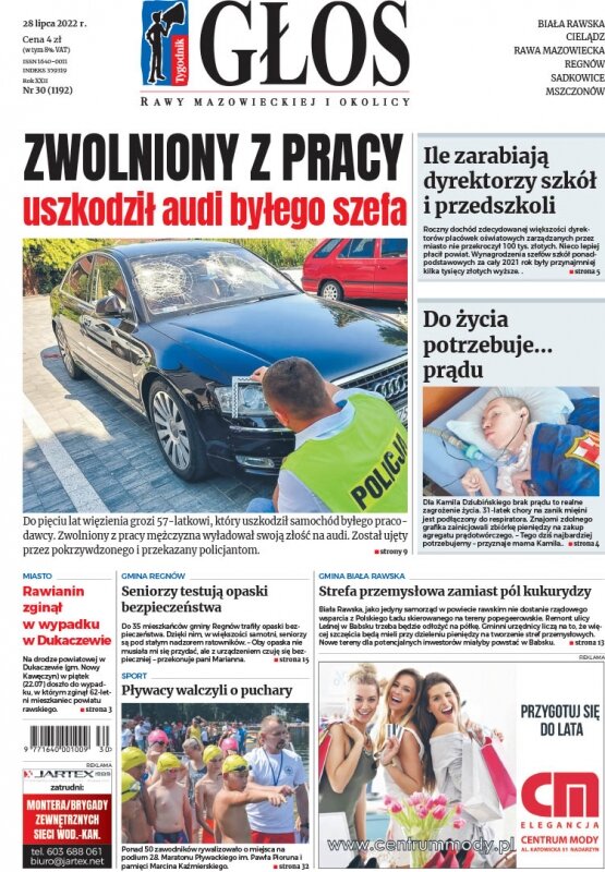 Głos Rawy Mazowieckiej i Okolicy 28.07.2022 r. 28 lipca 2022
