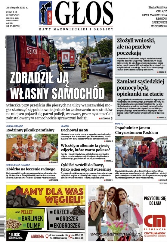Głos Rawy Mazowieciej i Okolicy 25.08.2022 r. 25 sierpnia 2022
