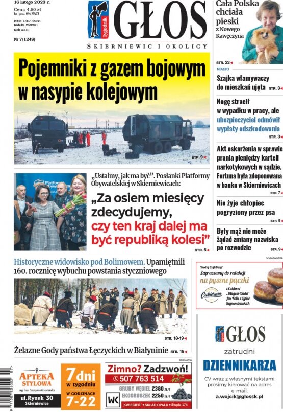 Głos Skierniewic i Okolicy 16.02.2023 r. 16 lutego 2023