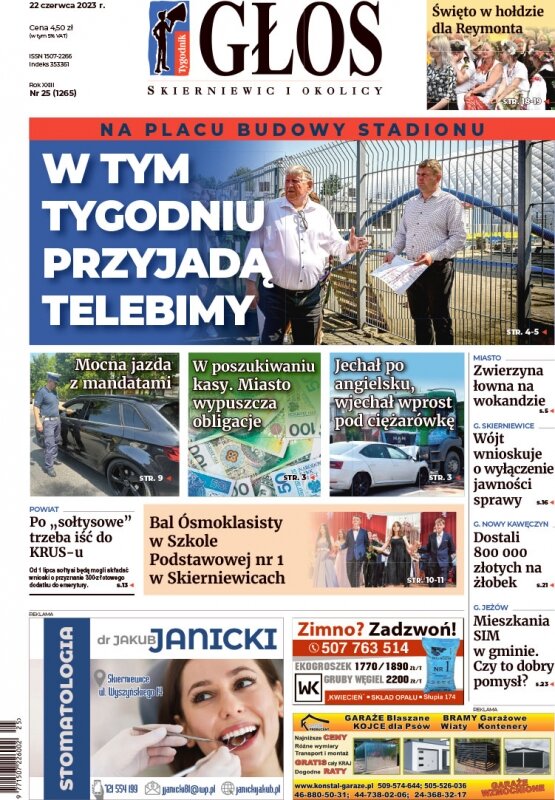 Głos Skierniewic i Okolicy 22.06.2023 r. 22 czerwca 2023