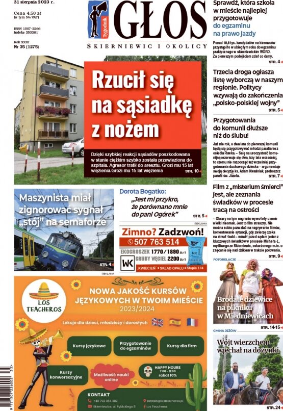 Głos Skierniewic i Okolicy 31.08.2023 r. 31 sierpnia 2023