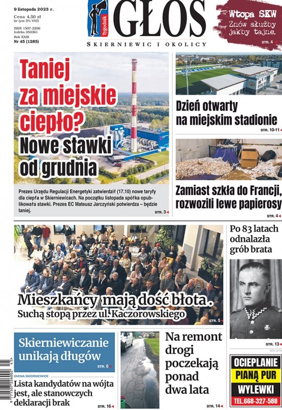 Głos Skierniewic i Okolicy 09.11.2023 r. 9 listopada 2023