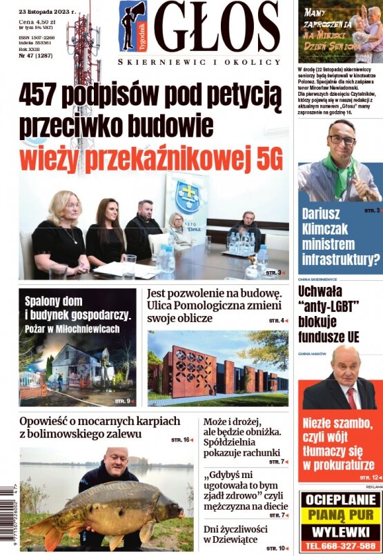 Głos Skierniewic i Okolicy 23.11.2023 r. 23 listopada 2023